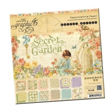 Paper Pad - Secret Garden 8”x8” - Graphic 45