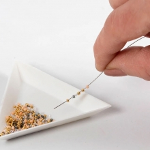 Seed Beads - 1,7 mm - Gråmetall - 25 gram