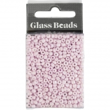 Seed Beads - 3 mm - Hål 0,6-1 mm - Soft Pink - 25 g