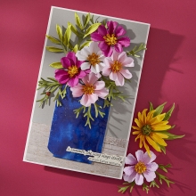 Dies Spellbinder Cosmos - Summer Solstice Garden - 6 dies