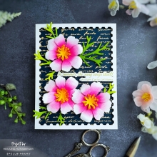 Dies Spellbinder Cosmos - Summer Solstice Garden - 6 dies