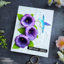 Dies Spellbinder Petunia Flowers - Summer Solstice Garden - 4 dies