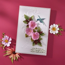 Dies Spellbinder Petunia Flowers - Summer Solstice Garden - 4 dies