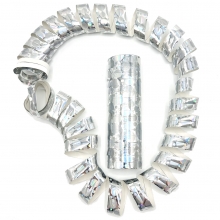 Serpentiner - Silver Dotted - 2 st