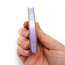 Sidenband På Rulle 6mm x 10 meter Syren Lila 6 mm