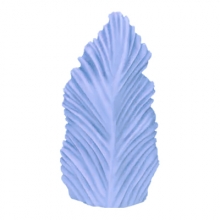 Silikonform Ljusformar - Bushy Leaf - H: 14,5 cm