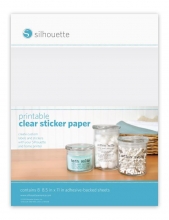 Printable Clear Sticker Papers A4 8 ark - Silhouette America