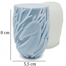 Silikonform Ljusformar - Blockljus Rådjur - H: 8 cm