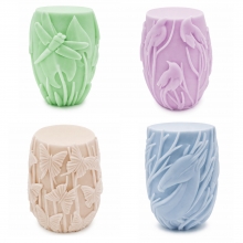 Silikonform Ljusformar - Blockljus Fåglar Birds Silicone Mold