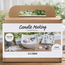 Mini DIY Kit Ljustillverkning - Sojaljus Skål Med Snäckor