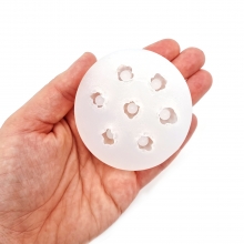 Silikonform Ljusformar - Hallon - 1,2 cm