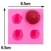 Silikonform jordgubbe