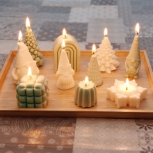 Silikonform Gjutform - Bubblig Fyrkant - 5x6 cm