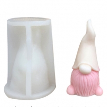 Silikonform Ljusformar - Tomtenisse - H: 10 cm