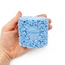Silikonform Ljusformar - LOVE Frame - H: 7,5