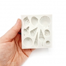 Silikonform Snäckor - 10 st - Mått ca 1- 3 cm