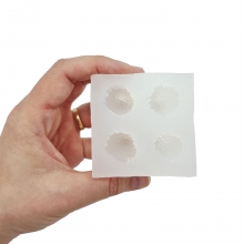 Silikonform Ljusformar - Smultron - 2 cm