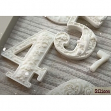 Silikonform A5 - Stamperia Gear up for Christmas - Numbers