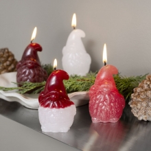 Silikonform Ljusformar - Jultomte Med Stort Skägg