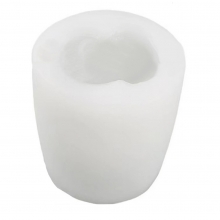 Silikonform Ljusformar - Liten Tomte Med Julklocka - H: 6 cm