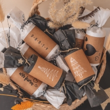 Silkespapper 50x70 cm - Diamond Black - 3 ark