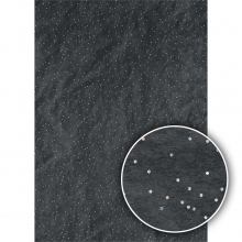 Silkespapper 50x70 cm - Diamond Black - 3 ark