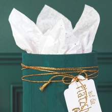 Silkespapper 50x70 cm - Diamond White - 3 ark