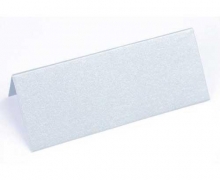 Bordsplacering Paper Line Metallic Silver Bordsplaceringskort