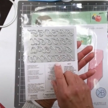 Dies Alfabet - Höjd: 16 mm - Scripted Alphabet by Sizzix