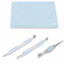Sizzix Big Shot Accessory-Shape & Style Kit Sky Blue Verktyg