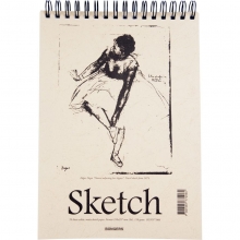 Skissblock Sketch A4 - 110g - 70 vita blad