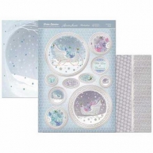 Kort Kit Christmas Sleigh Juldekorationer DIY