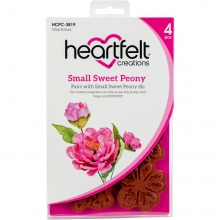 Heartfelt Creations Small Sweet Peony Stämpelset -