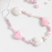 Vaxpärlor - Pink Soft Mix - 425 gram - 5500 st