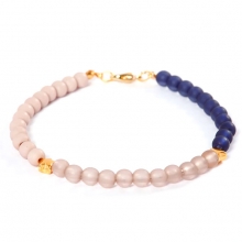 Armband Trendiga Pärlor och Gulddetaljer Inspiration Smyckestillverkning