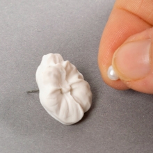 Öronstickare - L: 13 mm - Förgylld - 10 st