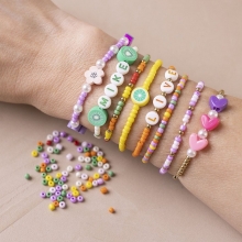 Mini DIY Mix Smycken - Färgstarka armband