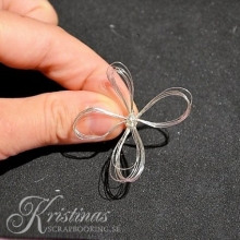 Försilvrad Metalltråd på Rulle 0.3 mm 100 meter Smyckes Wire Binding Ståltråd