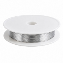 Smyckeswire 0,4 mm - Silverpläterad Koppar - 15 m