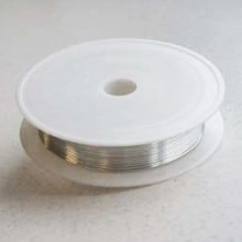 Smyckeswire 0,8 mm - Silverpläterad Koppar - 3 m