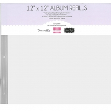 Plastfickor Refill till Album från First Edition - 12”x12” - 5-pack