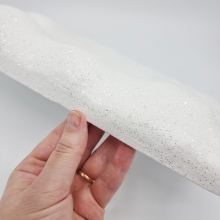Snölandskap i Frigolit med Glitter - 30 x 20,5 cm