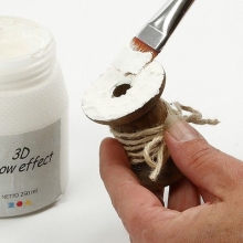 Effekt snö 3D Vit 250 ml Dekorationssnö till scrapbooking, pyssel och hobby