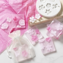 Silikonform Rosor - 21 motiv - Mått: 1-4 cm