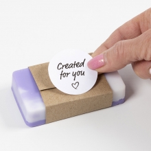 Mini DIY Kit Tvåltillverkning - Lila Marmor Tvålar