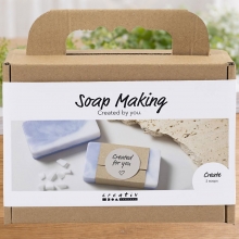 Mini DIY Kit Tvåltillverkning - Lila Marmor Tvålar