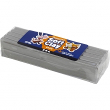 Soft Clay Modellera - Grå - 500 g