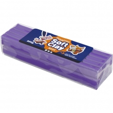 Soft Clay Modellera - Lila - 500 g