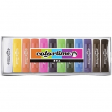 Soft Color Stick 12 st 6,5 g L: 8 cm Mixade färger Sticks