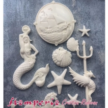 Soft Mould A4 Stamperia - Songs of the Sea - Over the Sea